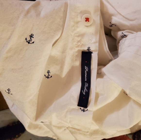 BOGO Denim & Flower Cotton Button Down - Picture 6 of 7